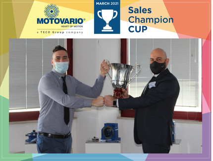 Motovario Sales Champions Cup – March 2021: the cup goes to Antonio Sonsini!	