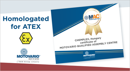 CHEMPLEX is now ATEX type-approved!
