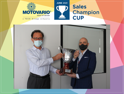 JUNE SALES CHAMPIONS CUP GOES TO PAOLO BISI!