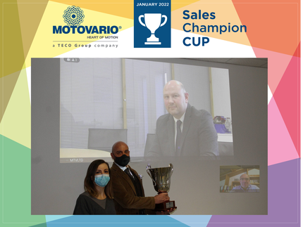 2022 Sales Cup: first order for Motovario planetary geared motors acquired