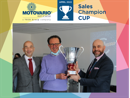 Sales Cup April 2022: Motovario bringt die Welt in Schwung