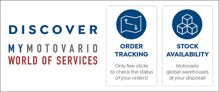 Stock Availability и Order Tracking, вы уже знакомы с этими услугами Motovario?