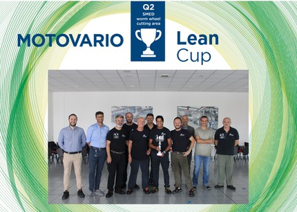 Motovario Lean CUP Q2, a real quarterly award ceremony with the production department teams taking centre stage