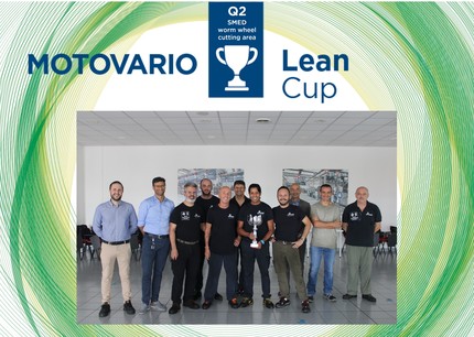 Motovario Lean CUP Q2 : une véritable cérémonie de remise de prix trimestrielle avec à l'honneur les équipes des départements de production