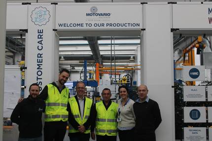 Record Electric en visite chez Motovario