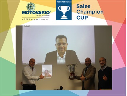 December Sales Cup: the last cup of the year was won by an Indian colleague