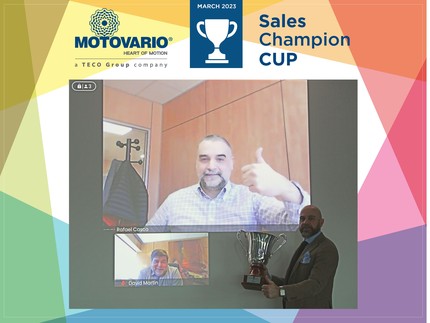 Sales Cup March: the cup flies to Spain for an important new project
