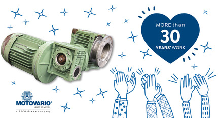 Motovario: worm gear reducer with a service life of over 30 years Motovario: worm gear reducer with a service life of over 30 years
