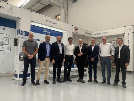 We are honoured to welcome the President of the Emilia Romagna Region, Stefano Bonaccini, at our premises. 