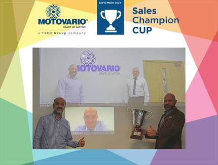 September Sales Champions Cup: Stuart Nuttual, headlining a solution in the field of mechatronics!