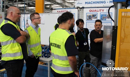 The distribution network courses continue in the Motovario Training Area.