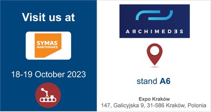 The MAC PREMIUM Archimedes will take part in the Symas®Maintenance trade fair!