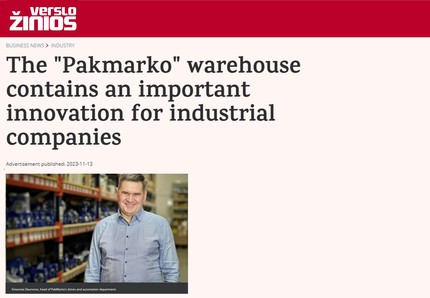 New product in Pakmarkas warehouses!