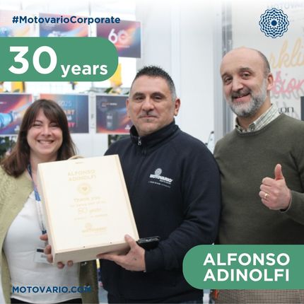 Grazie Alfonso per i tuoi 30 anni di passione e impegno Grazie Alfonso per i tuoi 30 anni di passione e impegno