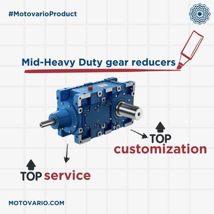 The focus on customisation is a key aspect of the Motovario PBZ series of the Mid Heavy Duty (MHD) range