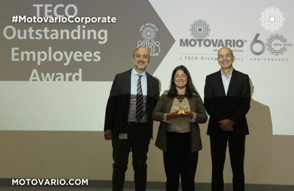 Simona Coci, Human Capital Business Partner, has been awarded the title of TECO Outstanding Employee 2025!