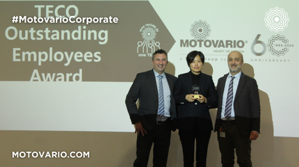 Lynette Lu, Finance Dept. Motovario China, has received the TECO Outstanding Employee 2025 award!