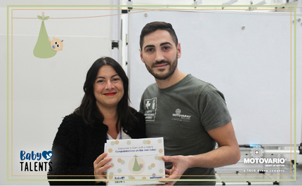 Congratulations Michele Contessa on the birth of the new talent that has just joined your family!