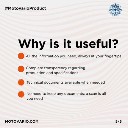 Find out all the details about your product with a simple QR code