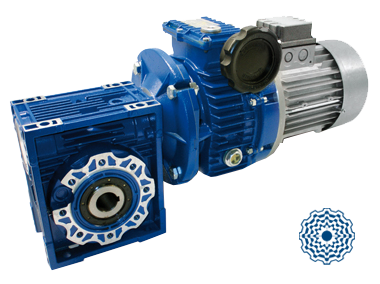Motovariator + worm gear reducer  
